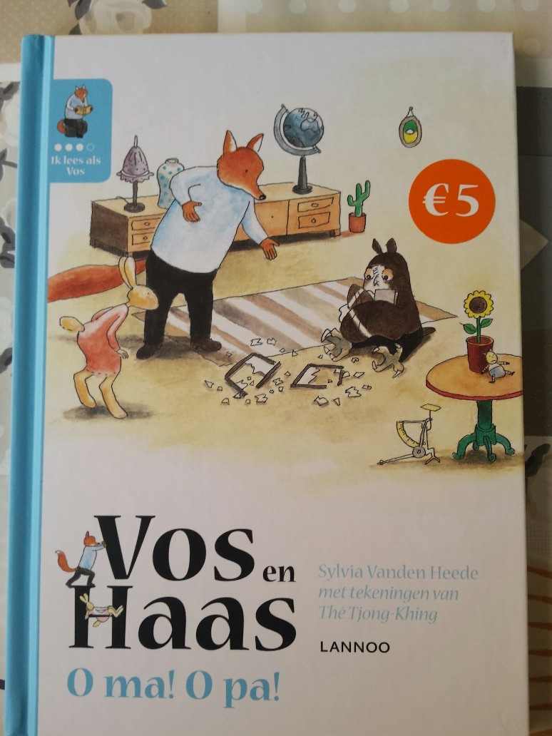 Vos en Haas O ma! O pa! vookant cover omslag kaft