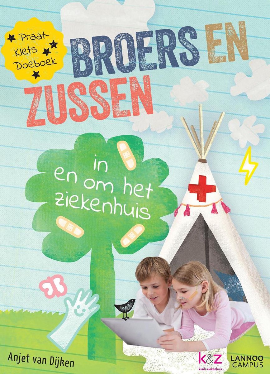 Broers en zussen in en om het ziekenhuis voorkant cover kaft omslag