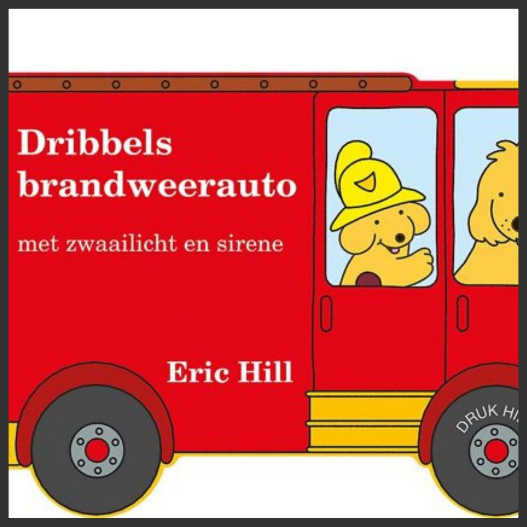 hoofd Dribbels brandweerauto