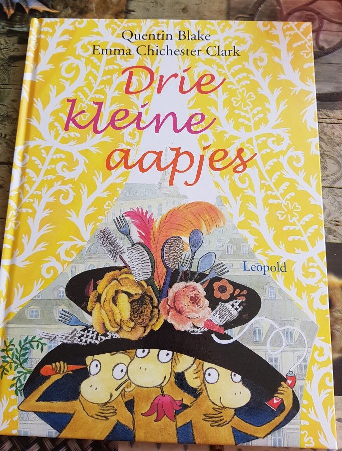 Drie kleine aapjes voorkant cover omslag kaft