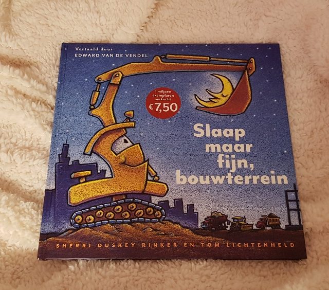 Slaap maar fijn, bouwterrein voorkant cover omslag kaft