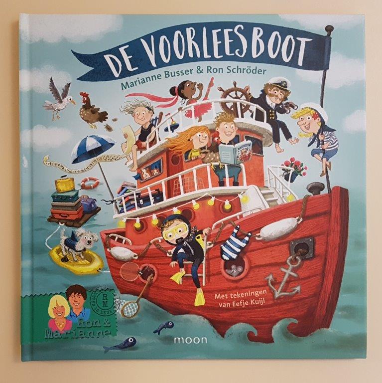 De voorleesboot, voorkant cover omslag kaft prentenboek