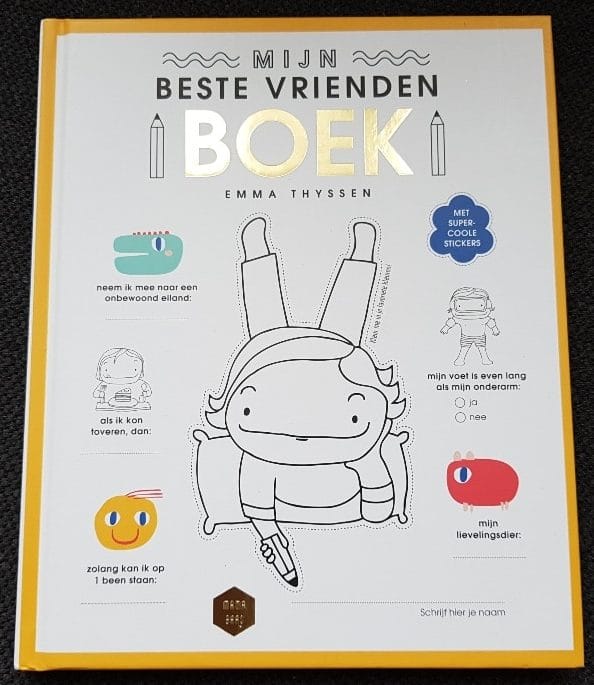 Mijn beste vriendenboek voorkant cover omslag kaft