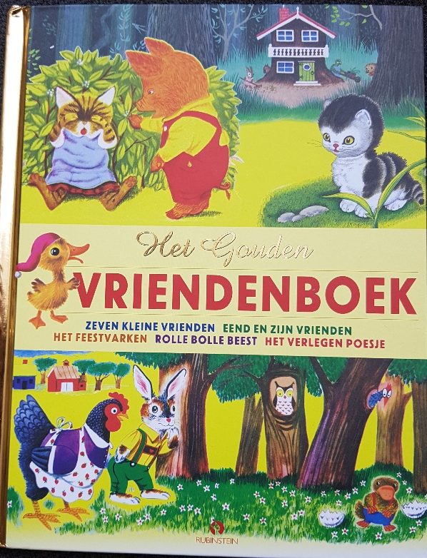Het gouden vriendenboek voorkant cover omslag kaft