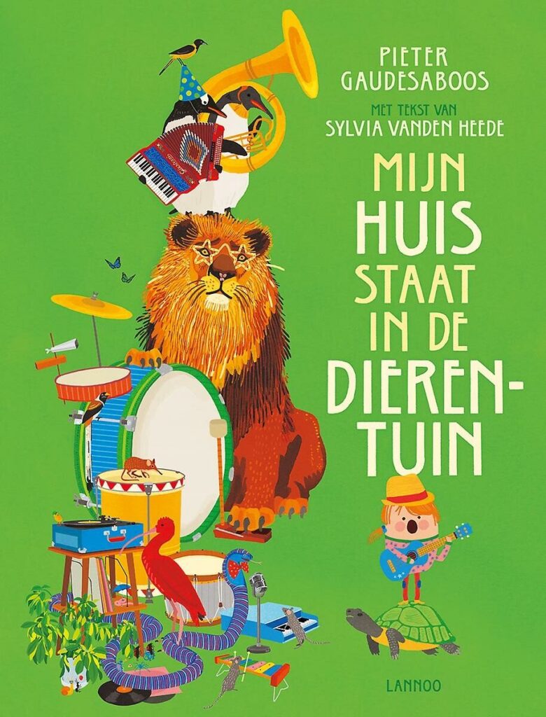 Mijn huis staat in de dierentuin cover voorkant kaft