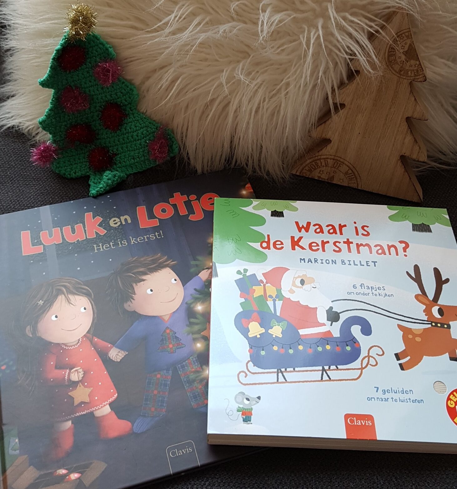 kerst clavis luuk & lotje waar is de kerstman cover