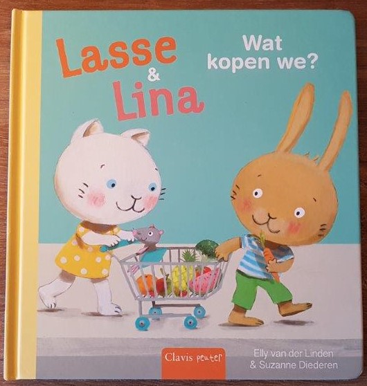 Lasse en Lina wat kopen we? voorkant cover omslag kaft