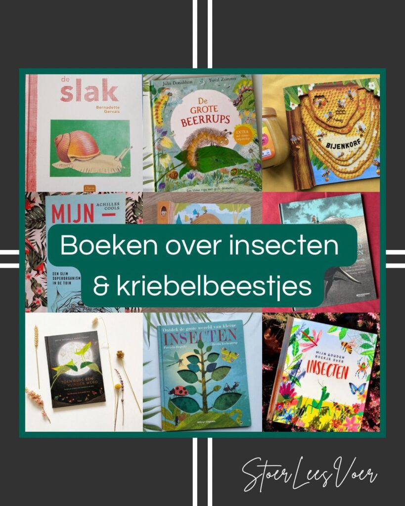 Boeken over insecten en kriebelbeestjes thema, een verzameling over kriebelbeestjes