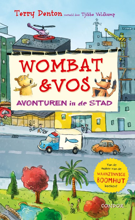 Wombat en Vos avonturen in de stad voorkant cover omslag kaft