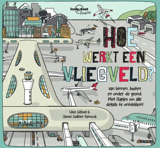 Hoe werkt een vliegveld? voorkant cover omslag kaft lonely planet