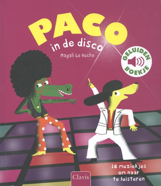 Paco in de Disco voorkant cover omslag kaft muziekboek geluidboek