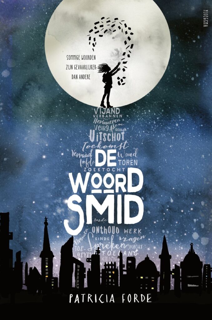 de woordsmid voorkant cover omslag kaft boek met maan