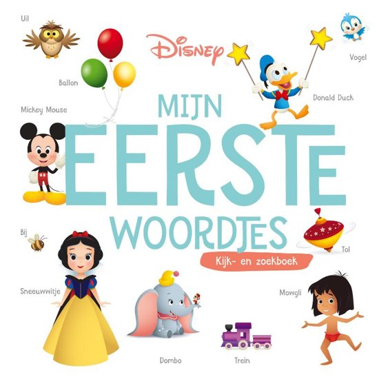 Disney Mijn eerste woordjes kijk- en zoekboek voorkant cover omslag kaft