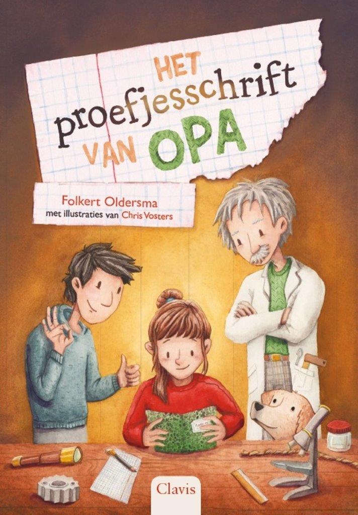 Het proefjesschrift van opa voorkant cover omslag kaft