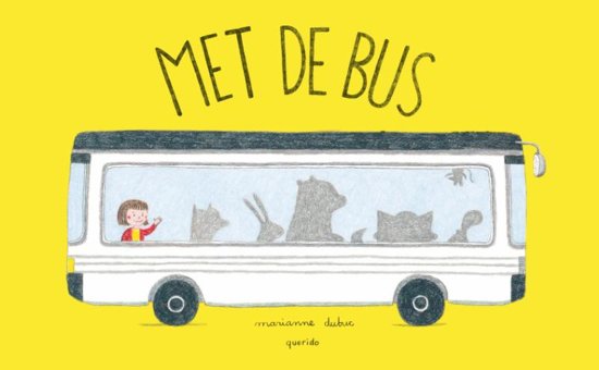 Met de bus voorkant cover omslag kaft