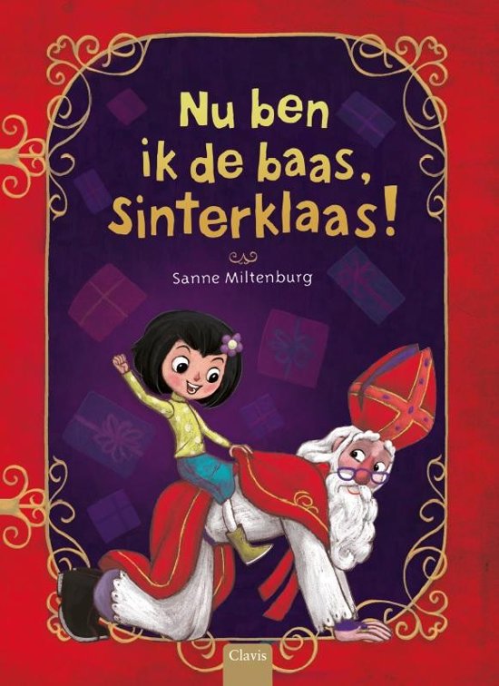 Nu ben ik de baas Sinterklaas! voorkant cover omslag kaft