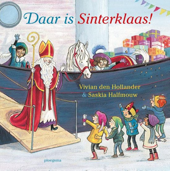 Daar is Sinterklaas voorkant cover omslag kaft