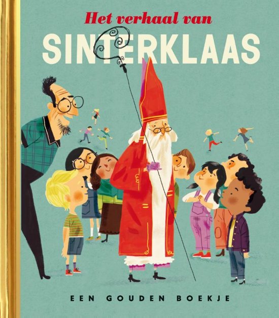 Het verhaal van Sinterklaas voorkant cover omslag kaft