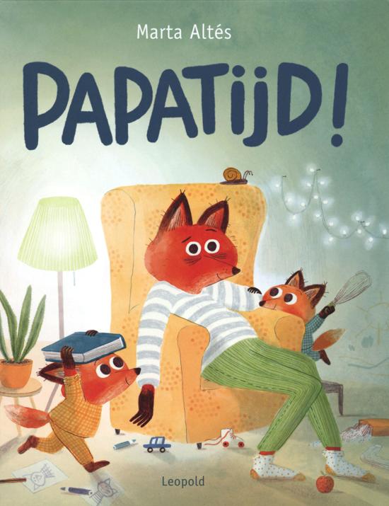 Papatijd voorkant cover omslag kaft prentenboek