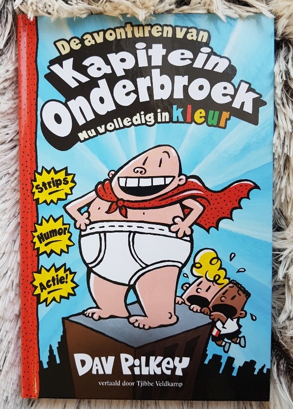 De avonturen van Kapitein Onderbroek voorkant cover omslag kaft boek