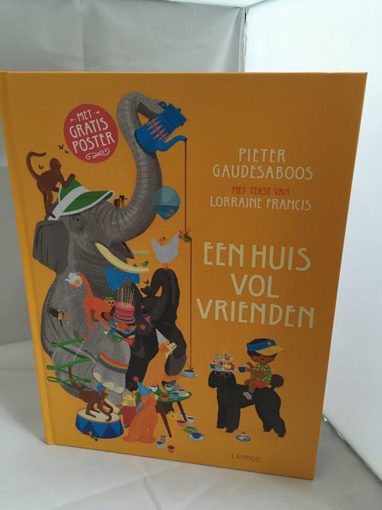 Een huis vol vrienden voorkant cover omslag kaft