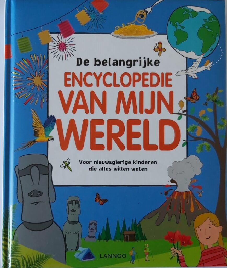 De belangrijke encyclopedie van mijn wereld voorkant cover omslag kaft