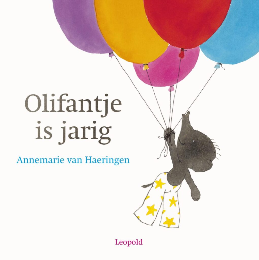 Olifantje is jarig cover boek