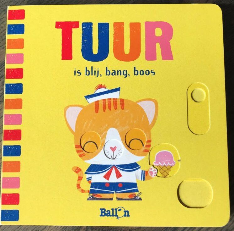 prentenboeken met thema emoties tuur is blij bang boos voorkant cover omslag kaft