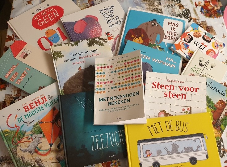 met rekenogen bekeken boeken voorkant cover kaft