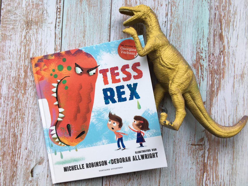 tess rex voorkant cover omslag prentenboek dino