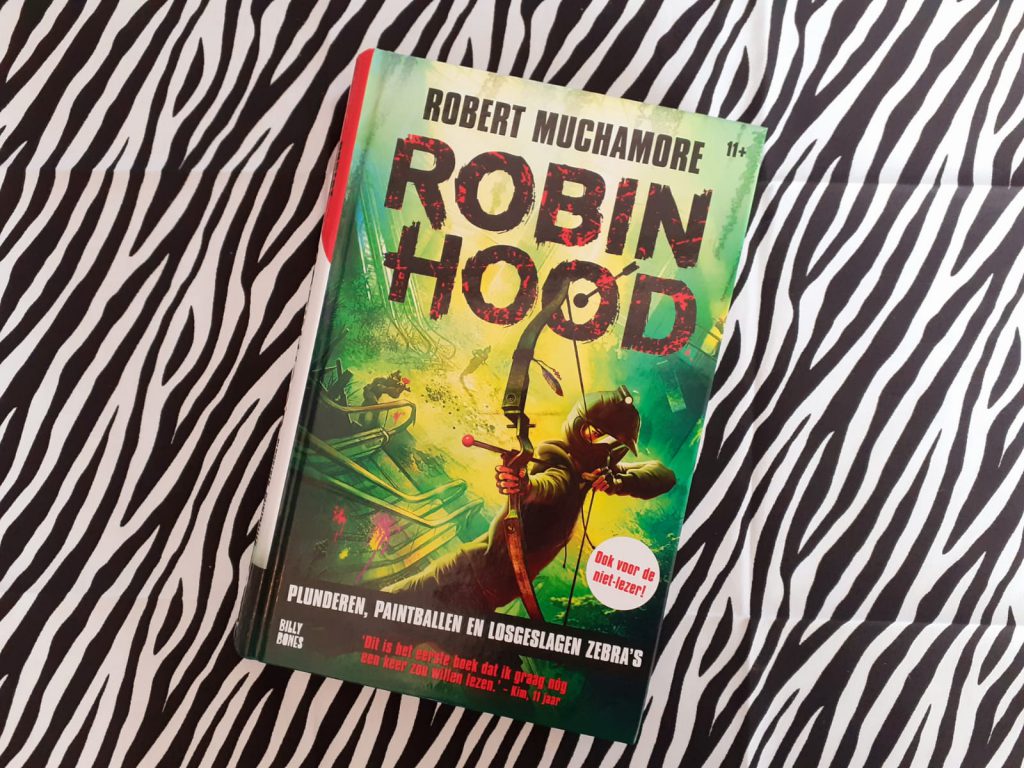 robin hood plunderen paintballen en losgeslagen zebra's voorkant cover omslag