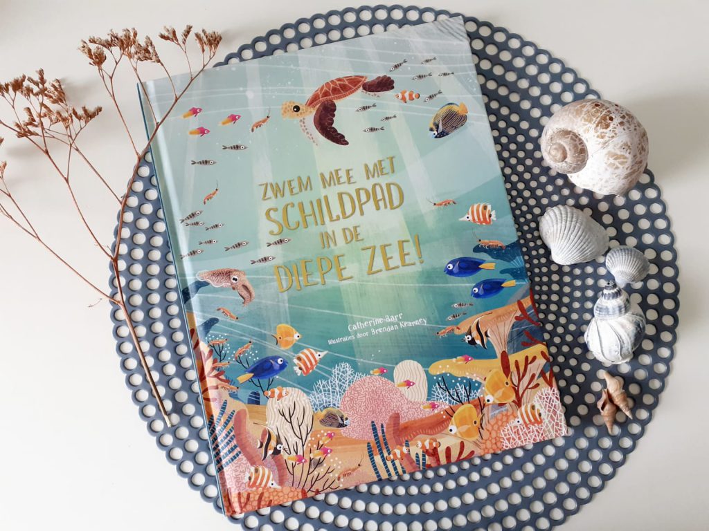 voorkant Zwem mee met schildpad cover omslag kaft boek
