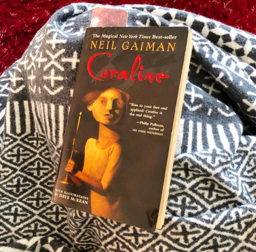 hoofd coraline voorkant cover omslag kaft boek