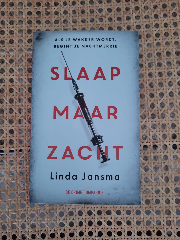 Slaap maar zacht voorkant cover omslag boek kaft thriller