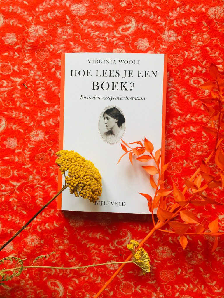 hoe lees je een boek virginia woolf voorkant cover omslag kaft