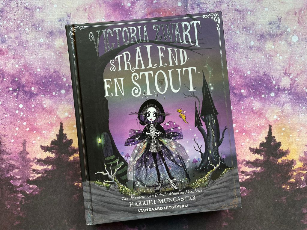 kaft Victoria Zwart stralend en stout, een verrassend kinderboek voorkant cover omslag boek