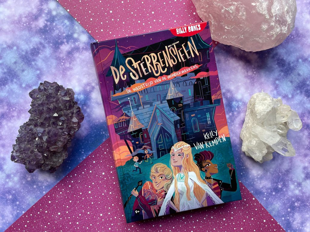 De Sterrensteen de wedstrijd van de wonderwerkers voorkant kaft cover omslag boek deel 3