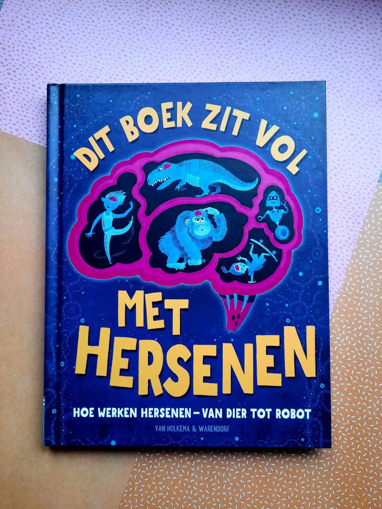 Dit boek zit vol met hersenen voorkant cover omslag kaft boek