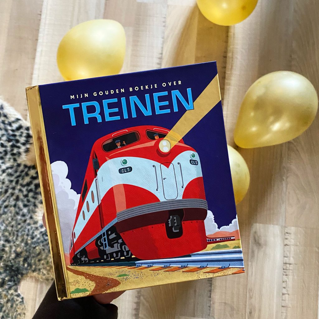 Mijn gouden boekje over treinen voorkant cover omslag kaft boek