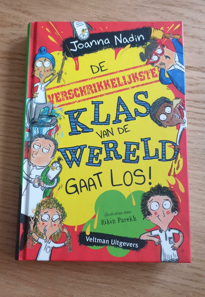 kaft de verschrikkelijkste klas van de wereld gaat los voorkant cover omslag