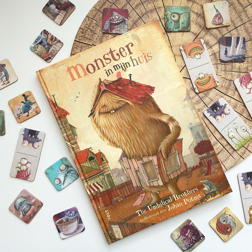 monster in mijn huis voorkant cover omslag kaft prentenboek