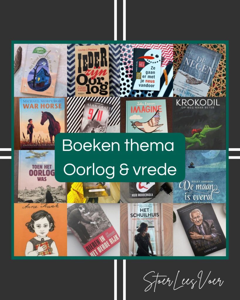 hoofd Boeken thema oorlog en vrede, een lijst met boeken voor jong en oud