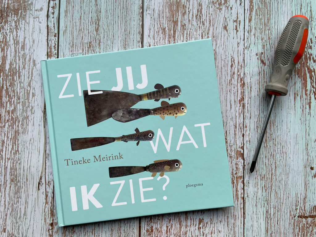 kaft met gereedschap Zie jij wat ik zie voorkant cover omslag