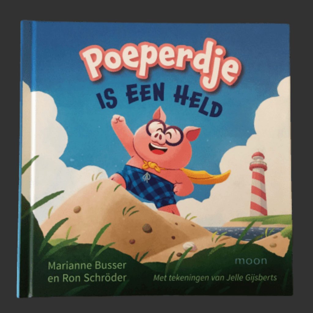 hoofd Poeperdje is een held voorkant cover omslag