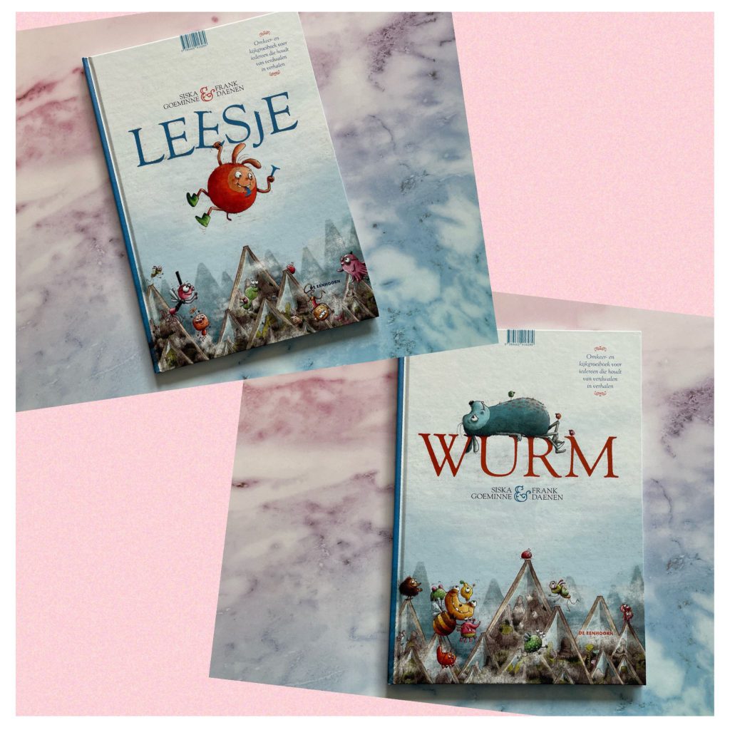 omkeerboek Leesje & Wurm voorkant cover omslag kaft