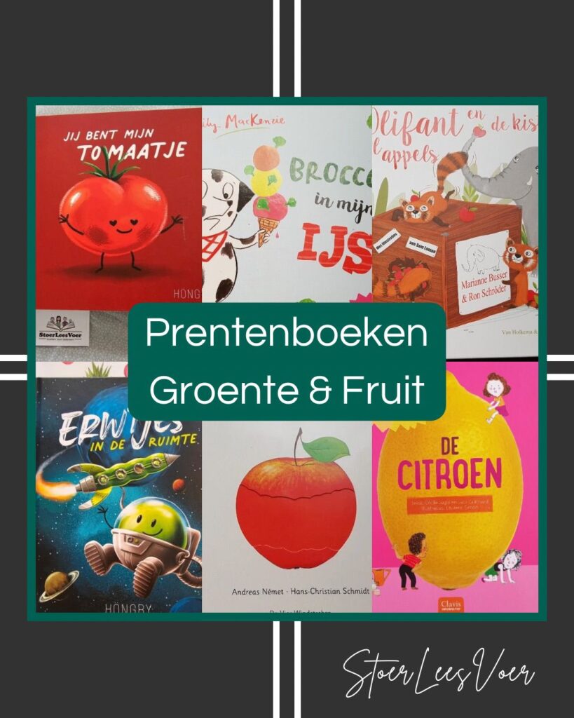 prentenboeken over groente en fruit