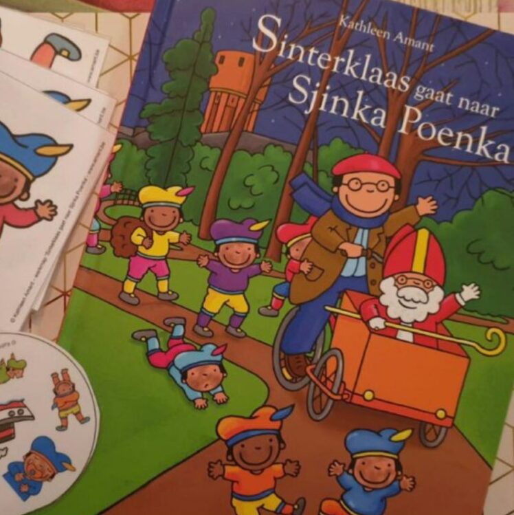 Sinterklaas gaat naar Sjinka Poenka! voorkant cover omslag kaft
