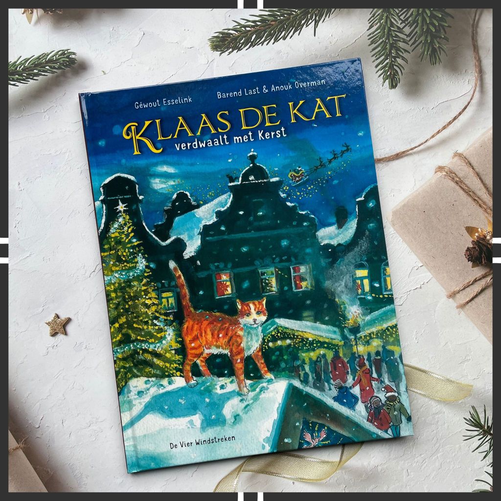Klaas de Kat verdwaalt met Kerst voorkant cover omslag kaft