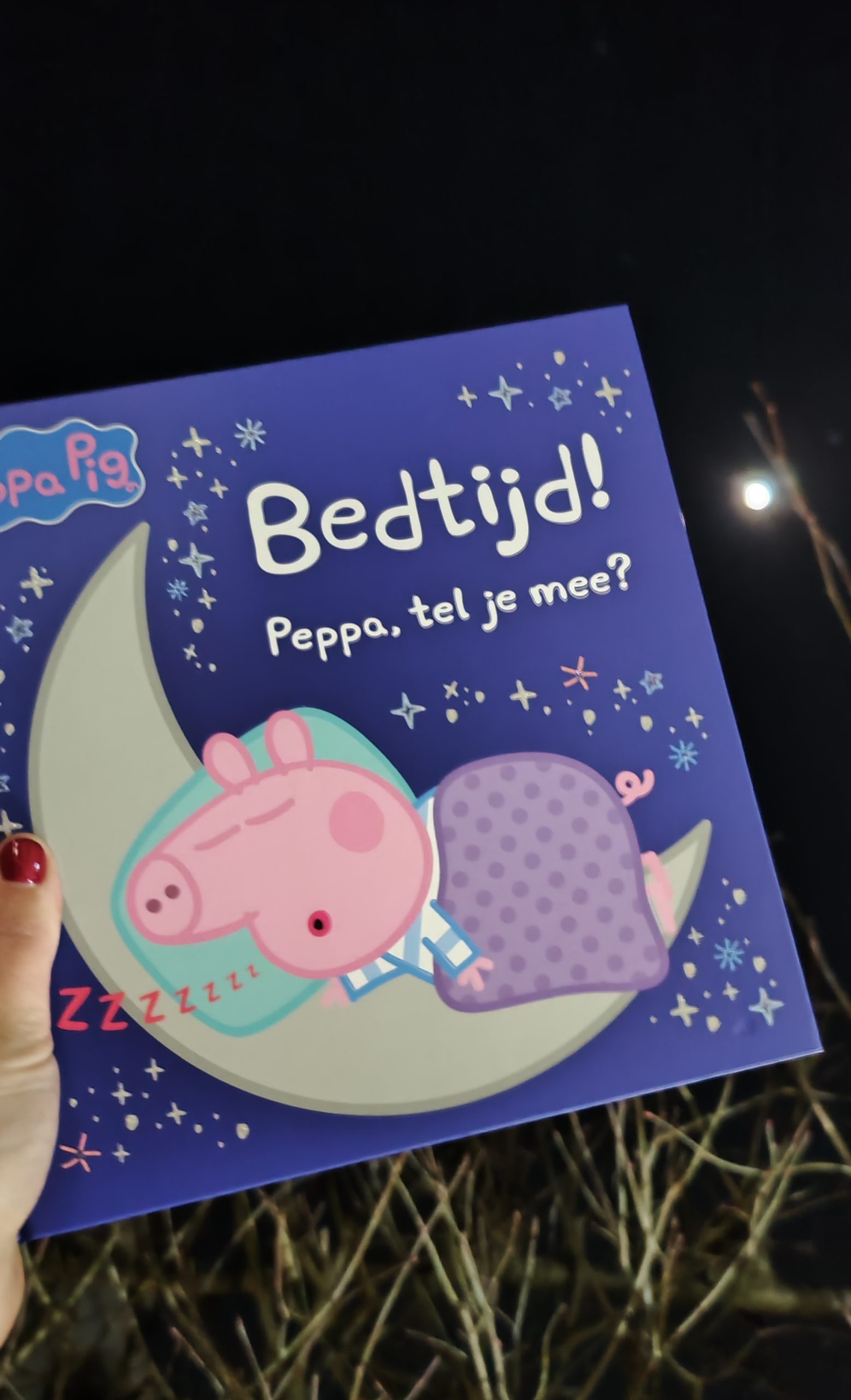 Bedtijd! Peppa, tel je mee? voorkant cover omslag kaft