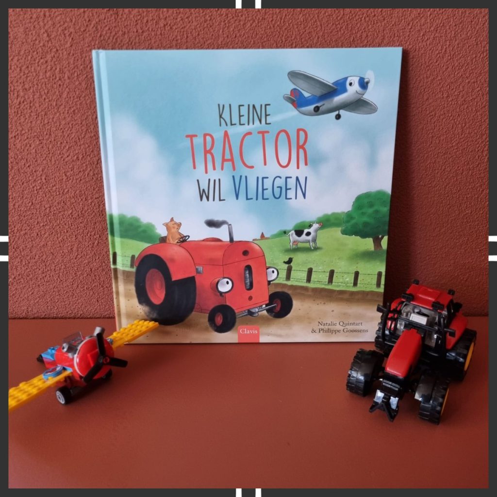 Kleine Tractor wil vliegen